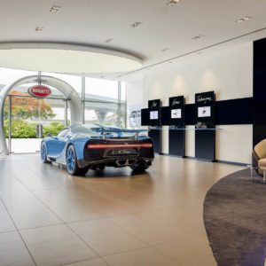 Bugatti Dubai interiors