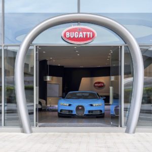 Bugatti Dubai entrance