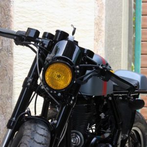 Custom Royal Enfield Continental GT Grey Hound