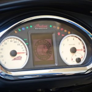 Indian Chieftain Dark Horse Instrument console