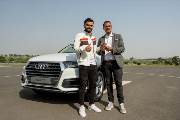 Virat Kohli Welcomes New Audi Q7 45 TDI