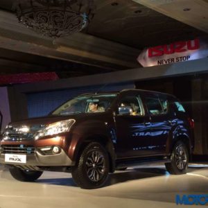 Isuzu MU X India launch