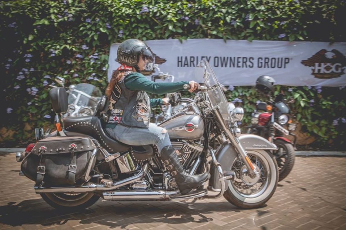 Ladies of Harley gear up for the first official ride to Dandeli