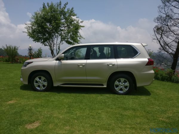 Lexus LX 450d - side view - doors - wheels