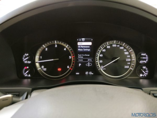 Lexus LX 450d - The instrument cluster 