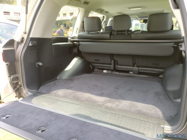 Lexus LX 450d - Boot Space