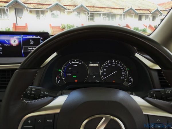 Lexus RX 450h - steering - display