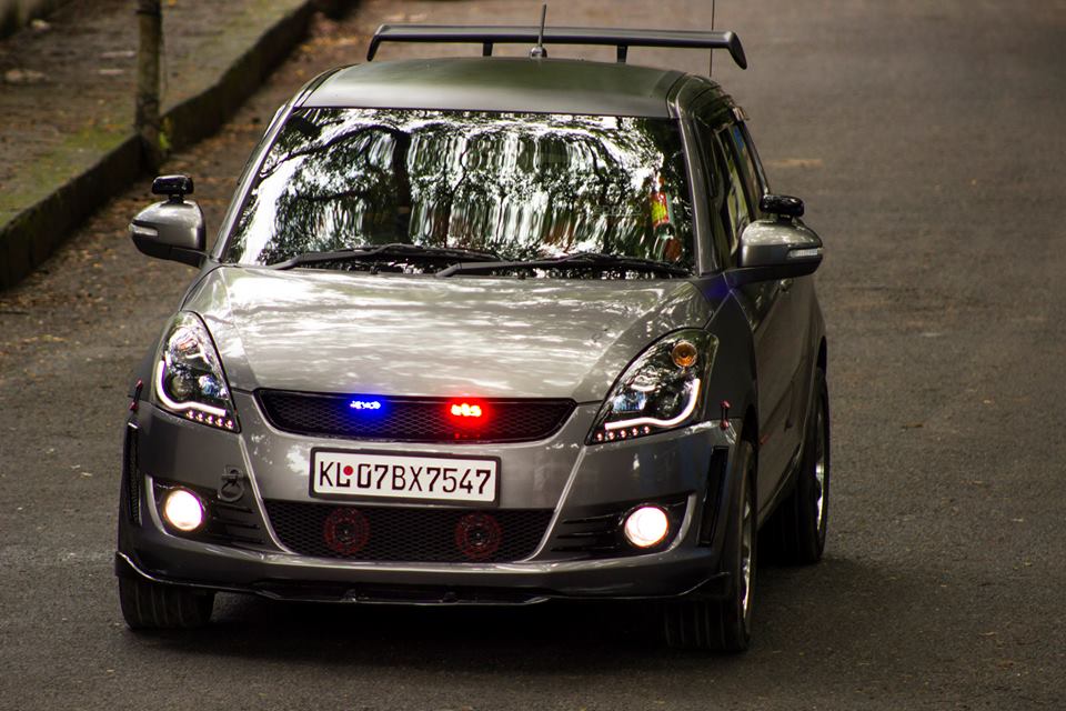 This Modified Maruti Suzuki Swift Goes By The Name Punisher