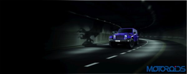 New Limited Edition Jeep Wrangler Night Eagle - Action Shot