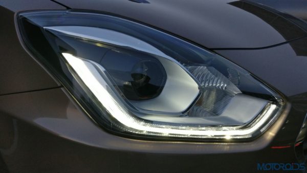 Maruti Suzuki Dzire - headlamps with DRLs