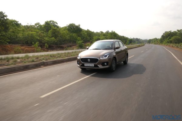 2017 Maruti Suzuki Dzire action shot review