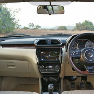 MarutiSuzukiDzire dashboard