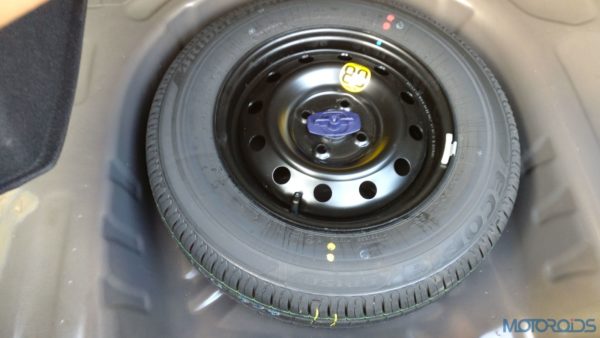 Maruti Suzuki Dzire spare wheel