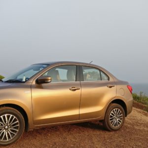 MarutiSuzukiDzire sideviewwheels