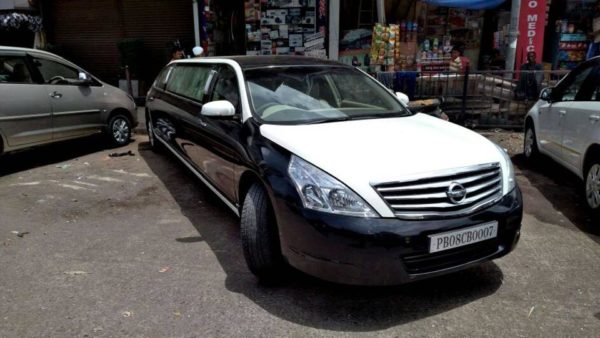 Nissan Teana Stretch Limousine seized