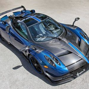 Pagani Huayra BC blue carbon