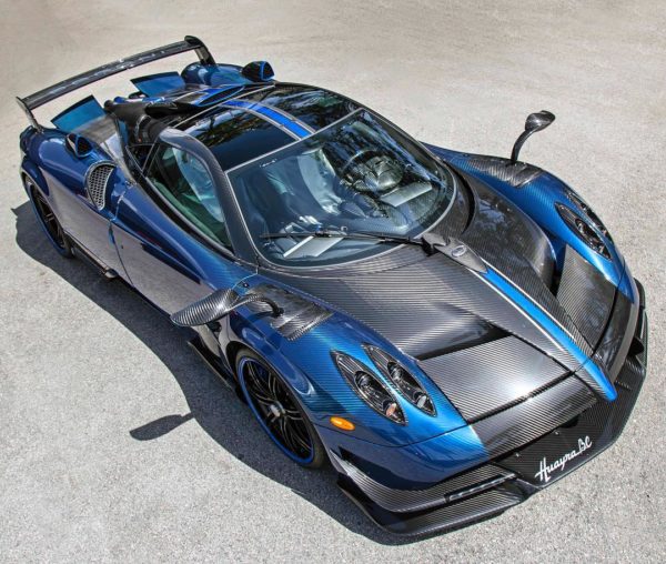 Pagani Huayra BC blue carbon