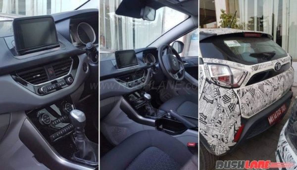 Production ready Tata Nexon spied interior