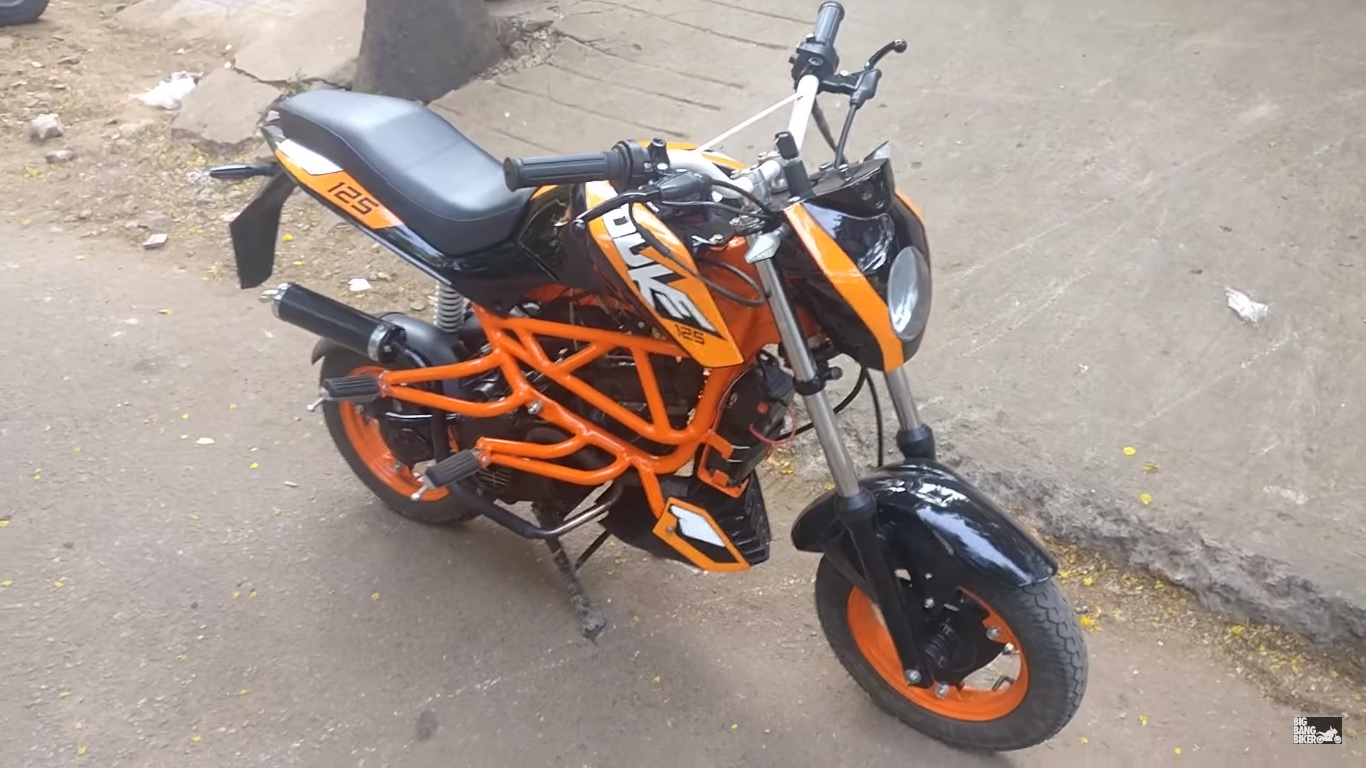 VIDEO This TVS Scooty Pep Dresses Up To Look Like A KTM 