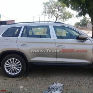 Skoda Kodiaq spied testing