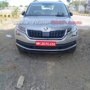 Skoda Kodiaq spied testing