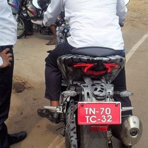 TVS Apache RR S spied again