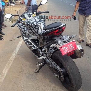 TVS Apache RR S spied again