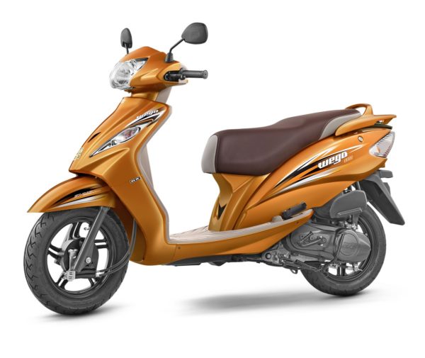  Sync Brake System (SBS) for the scooters was first introduced in the TVS WEGO