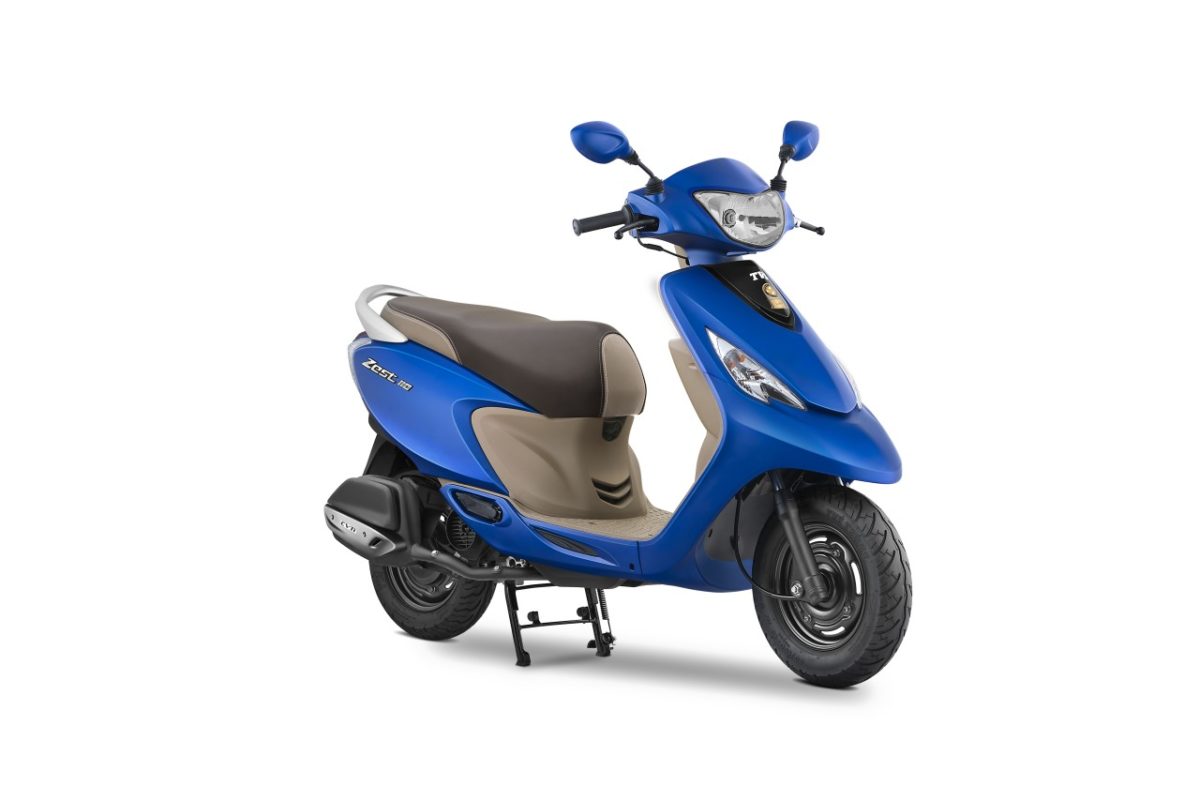 TVS Scooty Zest 110 Matte Blue