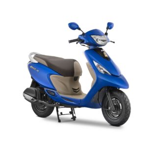 TVS Scooty Zest  Matte Blue