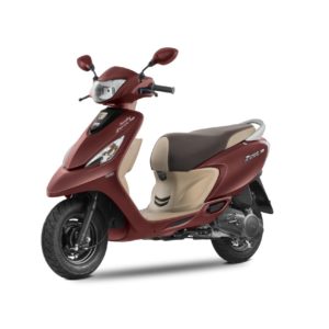 TVS Scooty Zest  Matte Brown