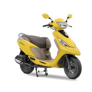 TVS Scooty Zest  Matte yellow