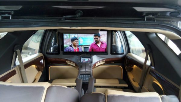 Modified Fortuner interior