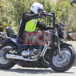 Triumph Bobber Chopper Spied