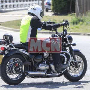 Triumph Bobber Chopper Spied