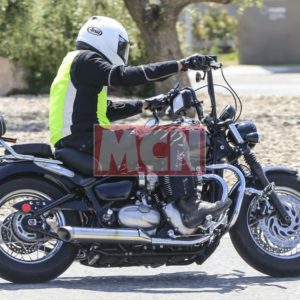 Triumph Bobber Chopper Spied