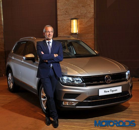Tiguan India Launch front