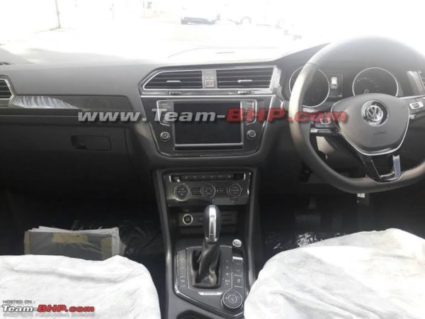 Production ready Volkswagen Tiguan interior