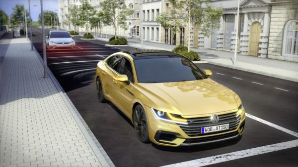 Latest Pre-Crash System On Volkswagen Arteon