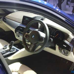 BMW  Series India launch i steering wheel