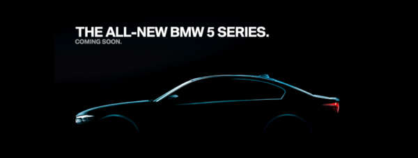 2017 BMW 5-Series Teaser side profile