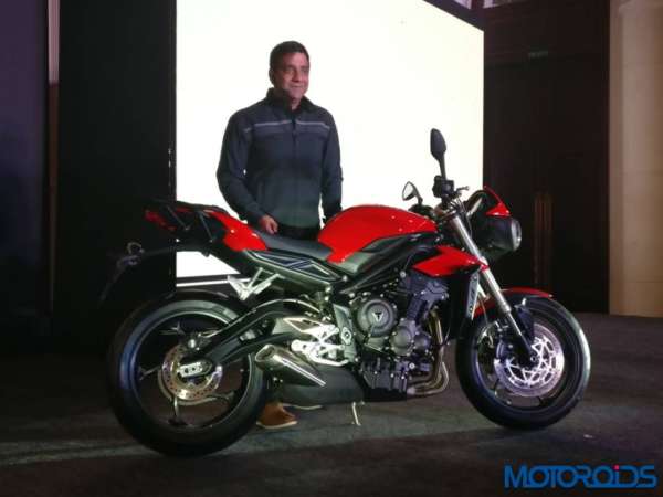 Triumph Street Triple India Launch