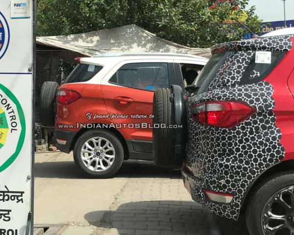 Ford EcoSport Dual Tone spied side profile