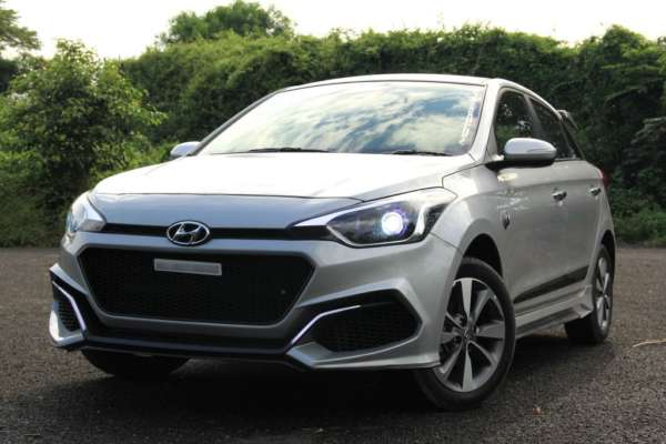 Hyundai Elite i20 GT body kit front 3 quarter