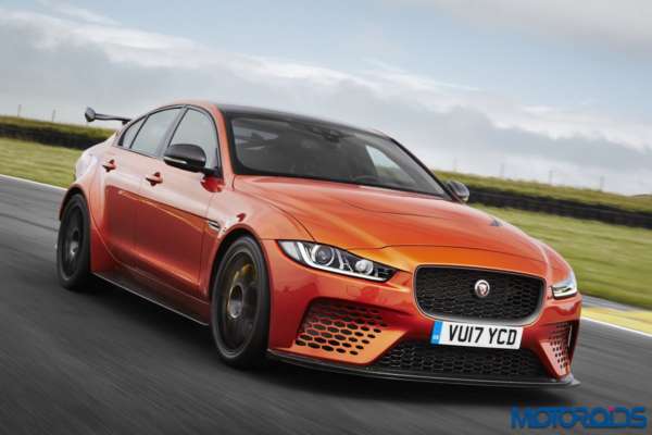 Jaguar XE SVO Project 8 action shot