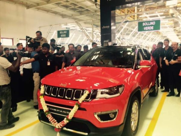 India-spec Jeep Compass Production line