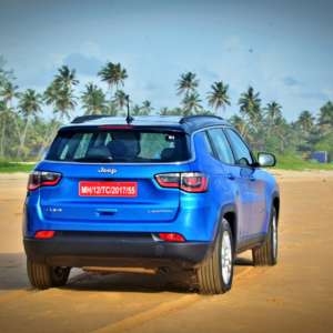 Made in India Jeep Compass Review Still Shots on the beach