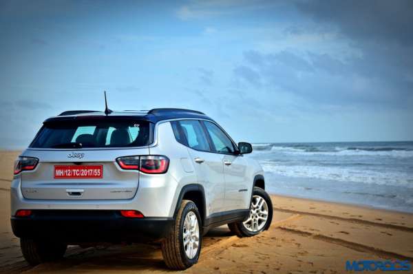 Made in India Jeep Compass Review Still Shots on the beach (27)