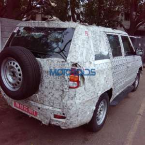 Mahindra TUV Spied Exclusive