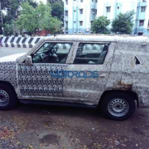 Mahindra TUV Spied Exclusive